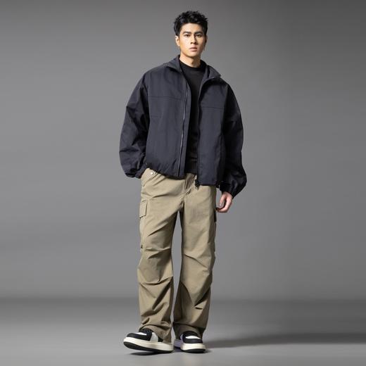 PINLI品立2025秋季新款男士户外多袋工装裤潮流百搭直筒休闲长裤GD253117020 商品图4