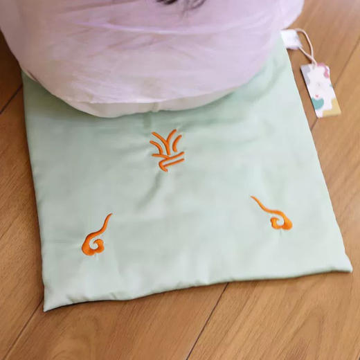 【敦煌豆绿色艾绒坐垫】艾绒坐垫 艾草办公室家用祛湿保暖养生 商品图3