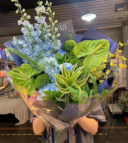 青韵师心--绿色系混搭花束 商品图0