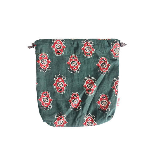 HUJI祤集Tidy收纳袋插画雕版手染布 商品图1