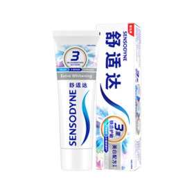 舒适达抗敏感美白配方牙膏100g亮白牙齿清新口气去渍抗敏新旧包装随机发 /个人护理 /口腔护理 /牙膏