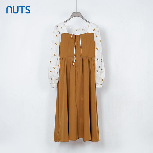 NUTS商场同款春秋季设计感气质时尚通勤宽松长袖连衣裙女331102256 商品图1