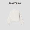 ROMI STUDIO“棕标甄选“100%棉斜纹短款翻领西装外套RWCRW94220 商品缩略图1