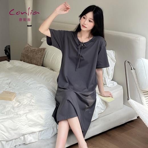 康妮雅女式短袖睡裙 53W62T017 商品图10