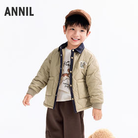 【实体店同款】男童短款棉衣冬季新款安奈儿童装XB545021