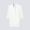 【商场同款】诗凡黎白色翻领西装2025夏新款职业外套女3G4110311 商品缩略图0