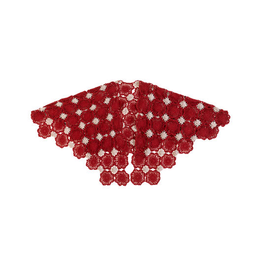 苏苏姐家蕾蕾风帽围巾披肩系手工DIY编织钩针毛线团自制材料包 商品图4