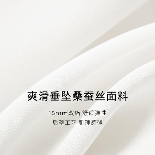 【经典款】【商场同款】麦檬春秋正肩垂坠真丝衬衫5992221061Q 商品图3