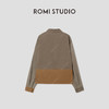 ROMI STUDIO“美式复古“不规则设计感轻薄拼色夹克外套 RWCAW64658 商品缩略图1