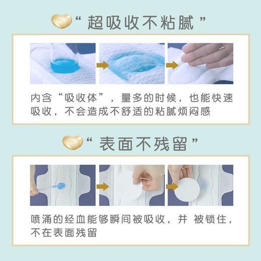 日本进口乐而雅Laurier 卫生巾夜用加长姨妈巾 40cm*7效期26年7月 商品图4