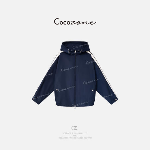 COCO ZONE 刘一一“校服外套”连帽轻盈日常外套 CD1A1228 商品图5