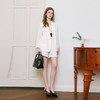 【商场同款】诗凡黎白色翻领西装2025夏新款职业外套女3G4110311 商品缩略图1