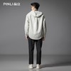 PINLI品立春季新款国潮休闲九分裤男士简约垂感宽松直筒裤子B253117019 商品缩略图2