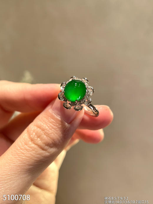 5100708，蛋面戒指。具体价格微信咨询 商品图0