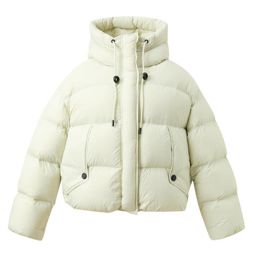 【高蓬高充绒】三彩2025冬季新款防水易打理90白鸭绒羽绒服M 商品图4