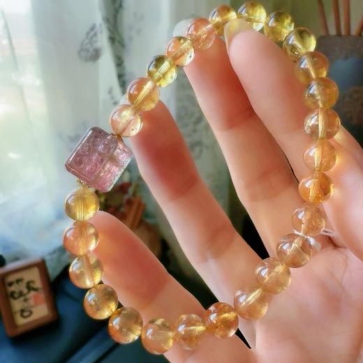 7mm单圈黄碧玺手串 商品图4