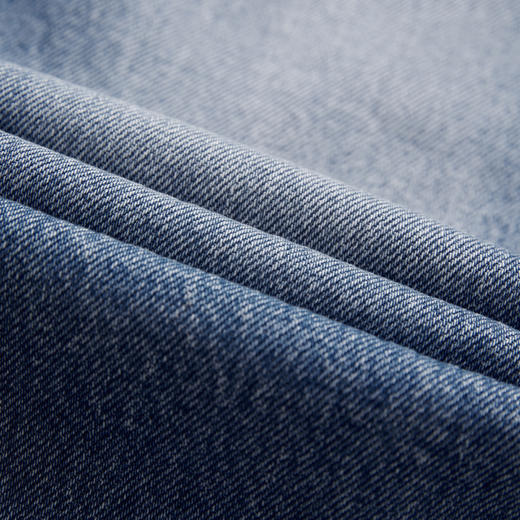 ROMI STUDIO"美式率性"棉质做旧猫须YKK拉链直筒牛仔裤RWCAXA4744  商品图3