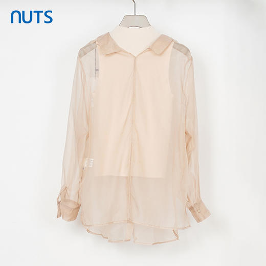 NUTS商场同款秋季时尚气质休闲百搭宽松显瘦长袖衬衫女231013061B 商品图3