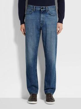 ZEGNA 杰尼亚 牛仔裤男  UFL49A9-CITYE-003 .