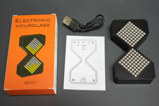 电子发光沙漏小型计时器装饰品摆件 蝴蝶小夜灯 商品图10