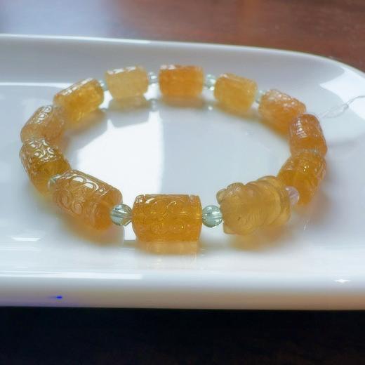 8-12mm单圈回纹碧玺手串 商品图3