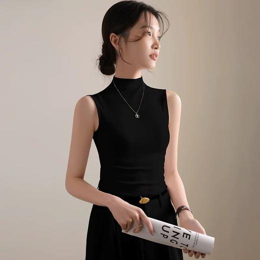 DANMO半高领背心 | 修饰身型，拉长脖颈线条 商品图3