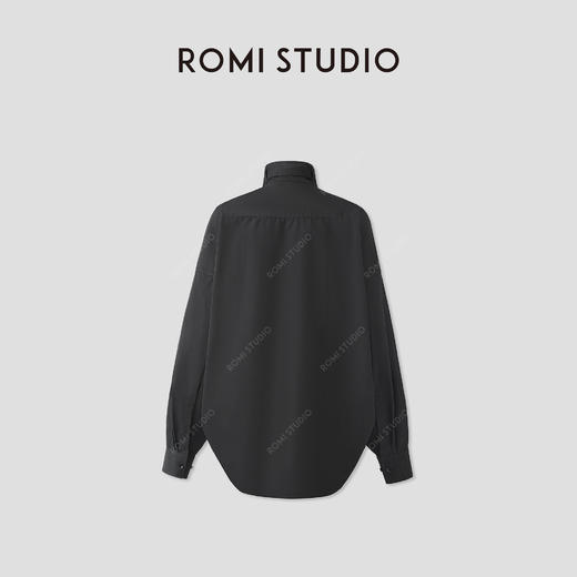 ROMI STUDIO“自我洒脱”牛津纺立裁肌理感风衣夹克外套RWCAWA4565  商品图1