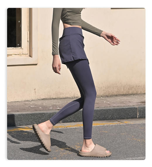 lu代工厂货源‼️史无前例的价格❗️【假两件瑜伽裤裙】出门再也不怕尴尬❗️可日常可健身❗️ 商品图4