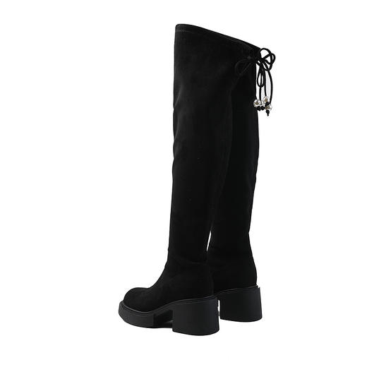 伊伴冬季长筒弹力靴女鞋B25500101 商品图5