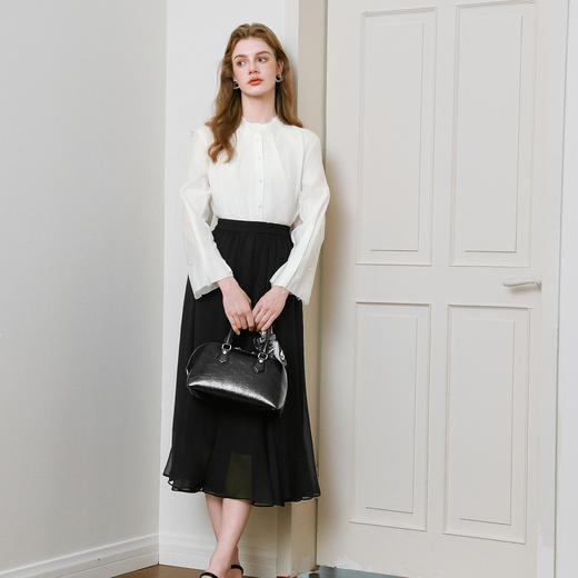 【商场同款】诗凡黎法式小立领衬衫25夏新款吊带两件套3G4120121 商品图1