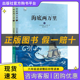 海底两万里上下册白海豹丛书[法]儒勒·凡尔纳著/陈筱卿译天津教育出版社
