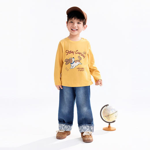 【实体店同款】男童圆领长袖针织衫秋季新款安奈儿童装XB531183 商品图3