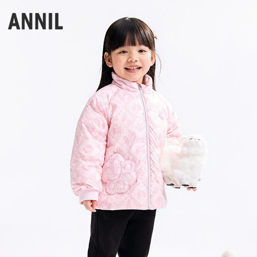 【实体店同款】男女童短款羽绒服冬季新款安奈儿童装XM545180 商品图2