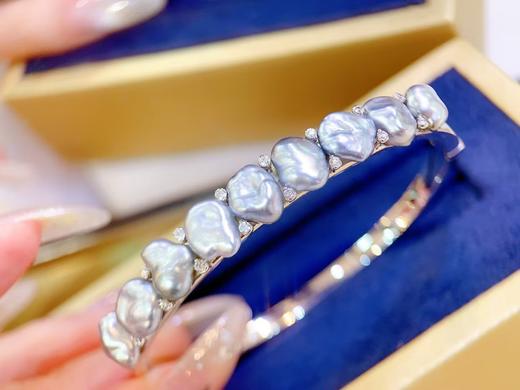 黑珍珠keshi手镯 商品图3