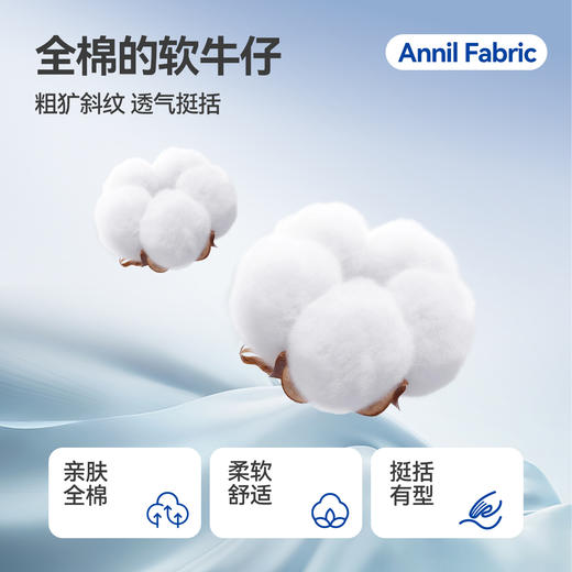 女童牛仔短袖连衣裙夏季新款安奈儿童装EG523083 商品图3