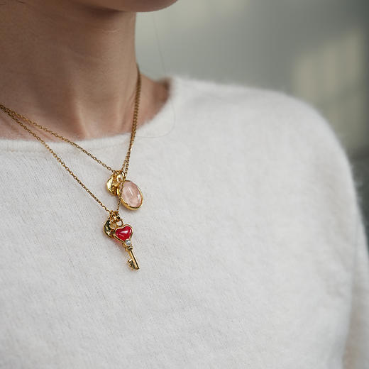 北京仓｜Goossens Paris-Talismans-金色 心之钥匙 项链［法国设计师］ 商品图2