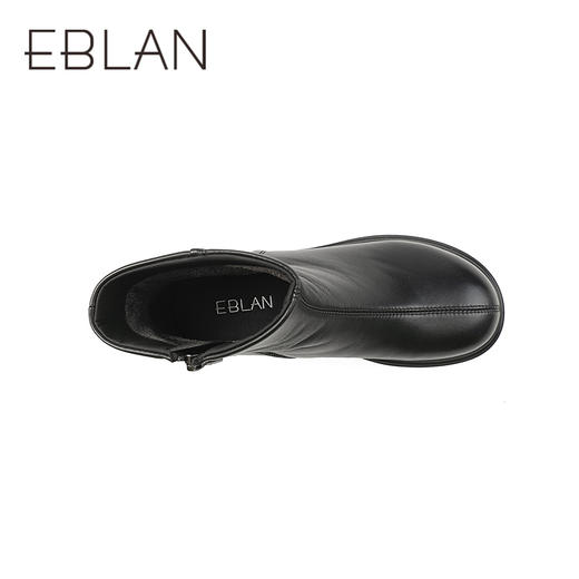 伊伴冬季超柔软简约基础百搭踝靴女时尚休闲鞋B25573513 商品图2