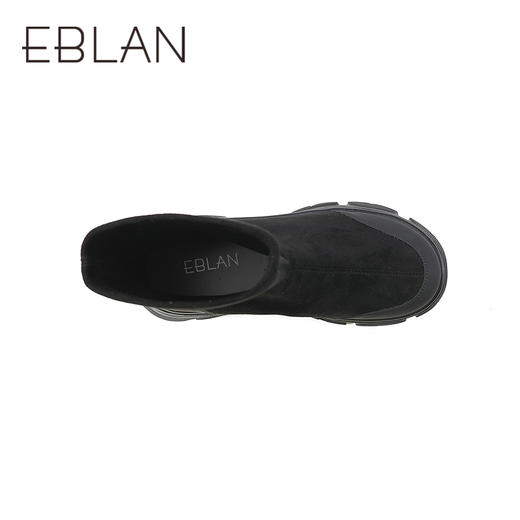 伊伴冬季双层Q弹垫脚运动感大底女时尚休闲鞋B25552725 商品图3