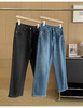 土耳其春秋新款直筒烟管裤四面弹磨砂石洗牛仔裤 商品缩略图14