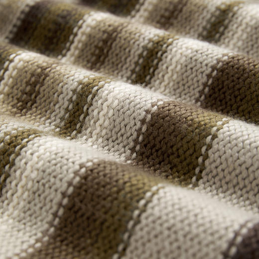 ROMI STUDIO“秋日氛围 ”羊毛混纺复古色纹宽松毛织外套RWCAS65338  商品图4