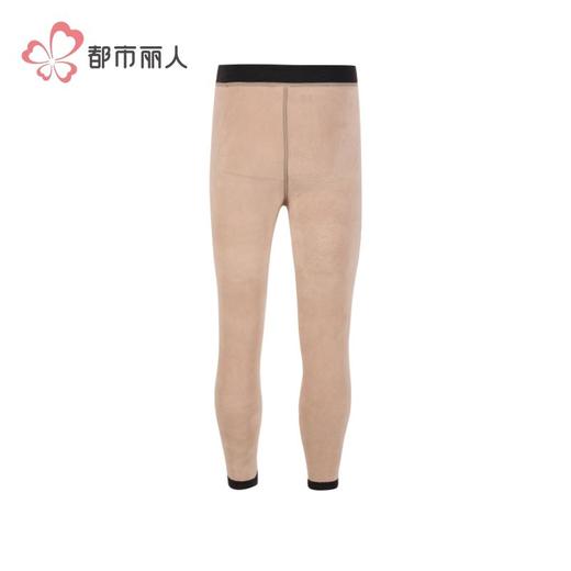 都市丽人保暖裤雅赛尔复合绒男士多层打底裤厚九分裤男裤FLH4C2 商品图5