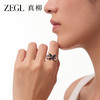 ZEGL暗影蝴蝶戒指女小众设计轻奢开口指环精致个性食指戒可调节 商品缩略图1