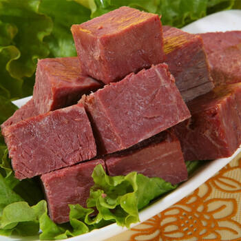 冠云平遥牛肉一品香454g 酱卤牛肉粒熟食年货 山西特产 中华老字号 /休闲食品 /肉类零食 /牛肉类 商品图5