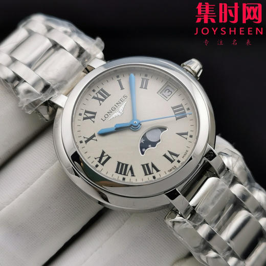 浪琴匠心之作【落落大方 腕间淑女】浪琴表 ETC心月月相系列 罗马面 女士腕表 优雅而至 典雅别致的外观 商品图3