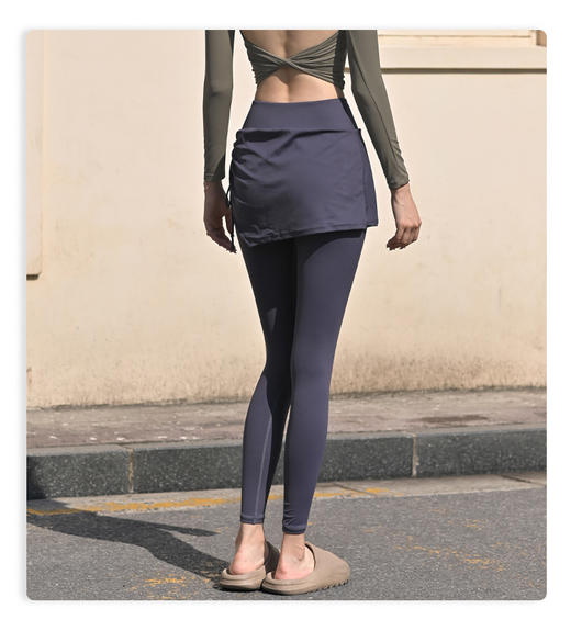 lu代工厂货源‼️史无前例的价格❗️【假两件瑜伽裤裙】出门再也不怕尴尬❗️可日常可健身❗️ 商品图10