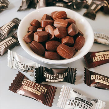 糖田米田 咖啡糖 100g 原味 即食 干嚼咖啡豆糖 特浓压缩糖果 提神醒脑 /休闲食品 /糖果 /功能糖果/压片糖果 商品图0