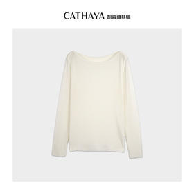 凯喜雅 40支天丝羊毛螺纹甜感氧气衫