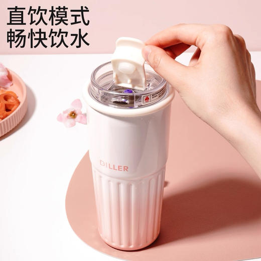 迪乐贝尔MLH9205樱花熊猫保温杯500ml 商品图5