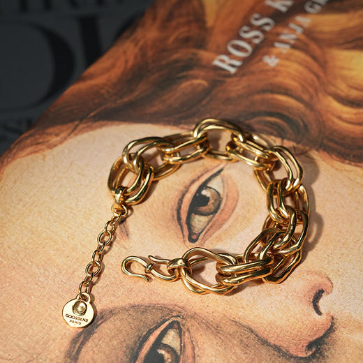 北京仓｜Goossens Paris-Spirale-金色锁链 手链［法国设计师］ 商品图1