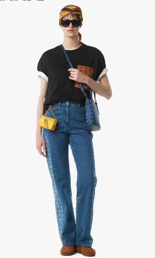 MCM 托特包 MINI女  MWTEATA011F001-F 牛仔蓝. 商品图1